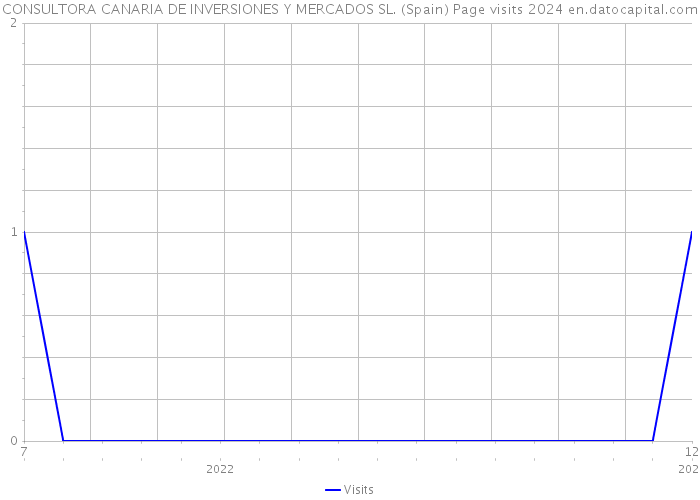CONSULTORA CANARIA DE INVERSIONES Y MERCADOS SL. (Spain) Page visits 2024 