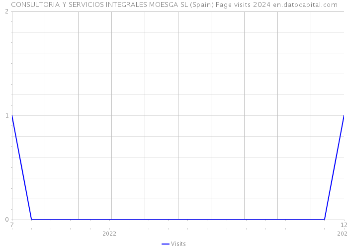 CONSULTORIA Y SERVICIOS INTEGRALES MOESGA SL (Spain) Page visits 2024 