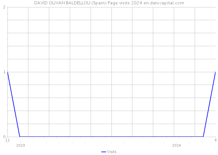 DAVID OLIVAN BALDELLOU (Spain) Page visits 2024 