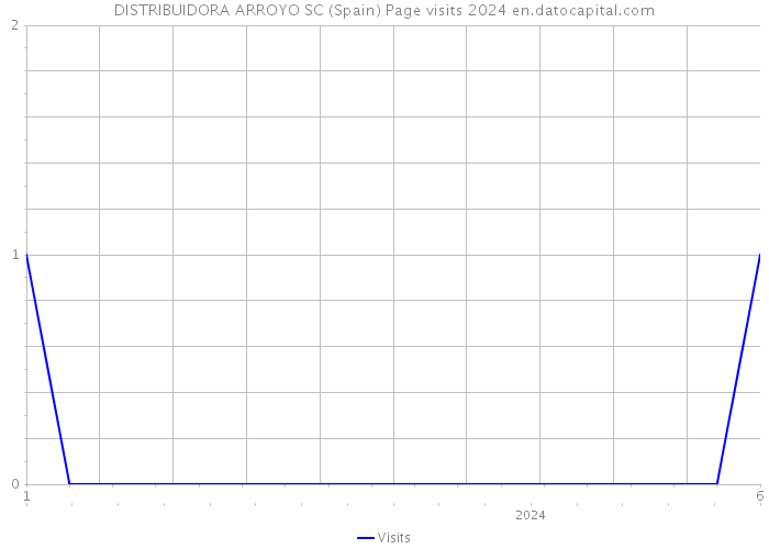 DISTRIBUIDORA ARROYO SC (Spain) Page visits 2024 