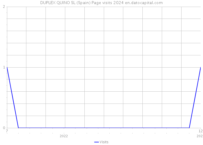 DUPLEX QUINO SL (Spain) Page visits 2024 
