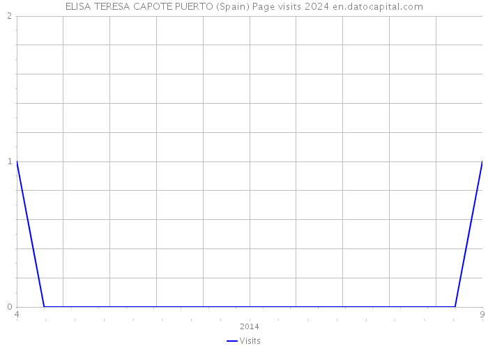 ELISA TERESA CAPOTE PUERTO (Spain) Page visits 2024 