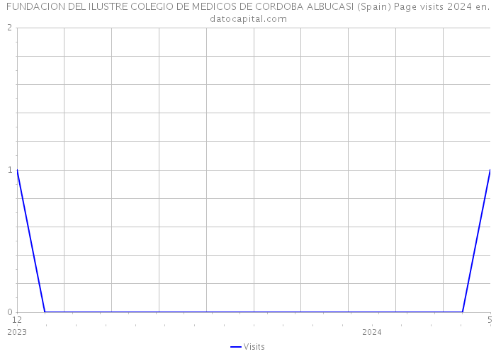 FUNDACION DEL ILUSTRE COLEGIO DE MEDICOS DE CORDOBA ALBUCASI (Spain) Page visits 2024 