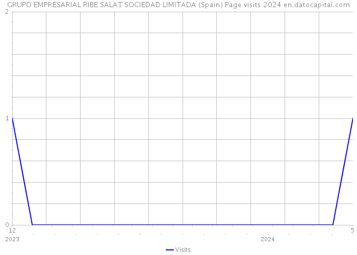 GRUPO EMPRESARIAL RIBE SALAT SOCIEDAD LIMITADA (Spain) Page visits 2024 