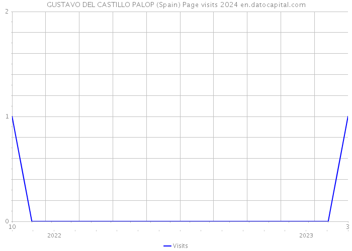 GUSTAVO DEL CASTILLO PALOP (Spain) Page visits 2024 