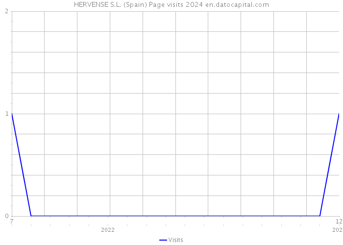 HERVENSE S.L. (Spain) Page visits 2024 