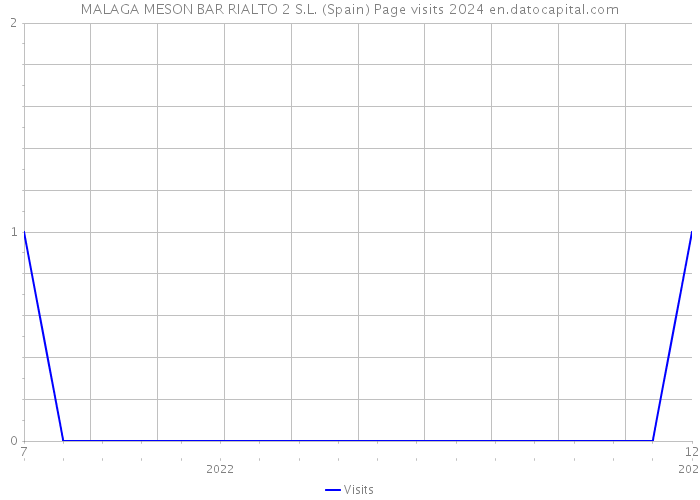MALAGA MESON BAR RIALTO 2 S.L. (Spain) Page visits 2024 