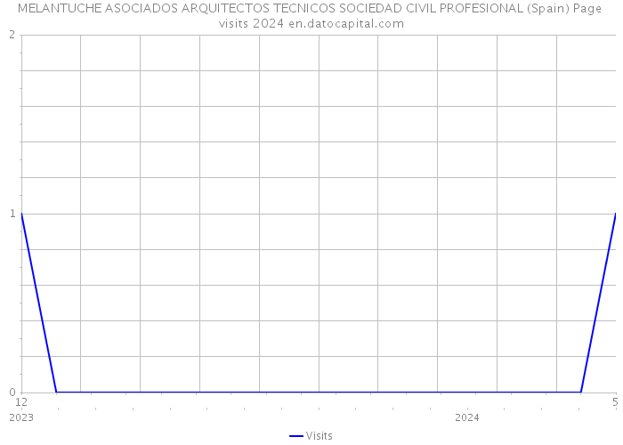 MELANTUCHE ASOCIADOS ARQUITECTOS TECNICOS SOCIEDAD CIVIL PROFESIONAL (Spain) Page visits 2024 