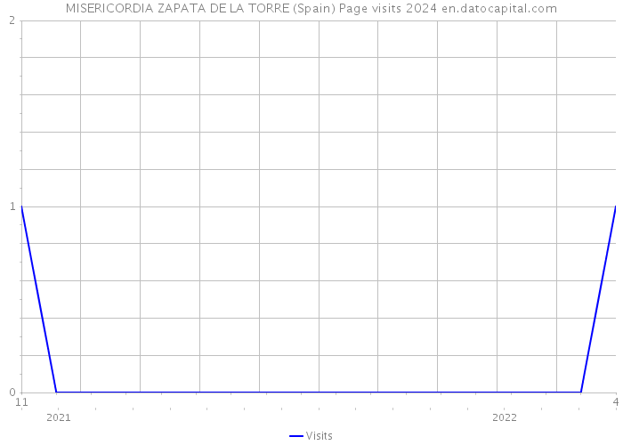 MISERICORDIA ZAPATA DE LA TORRE (Spain) Page visits 2024 