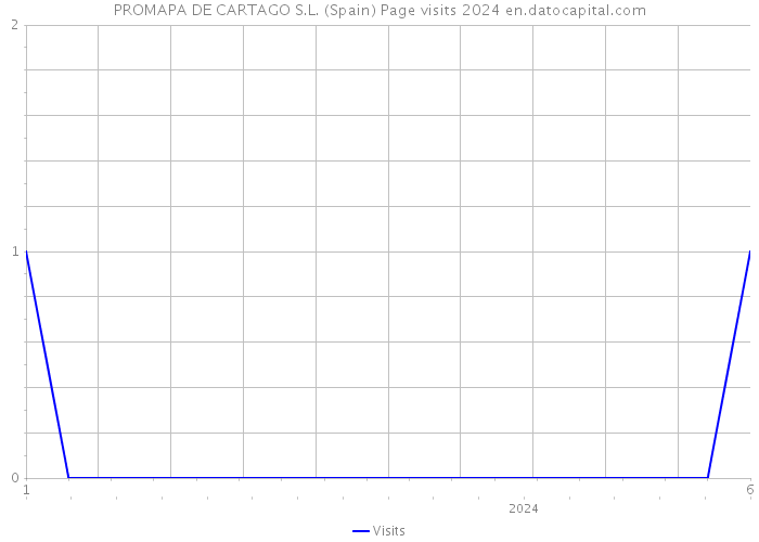 PROMAPA DE CARTAGO S.L. (Spain) Page visits 2024 