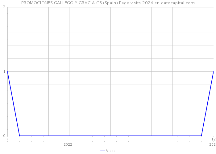 PROMOCIONES GALLEGO Y GRACIA CB (Spain) Page visits 2024 