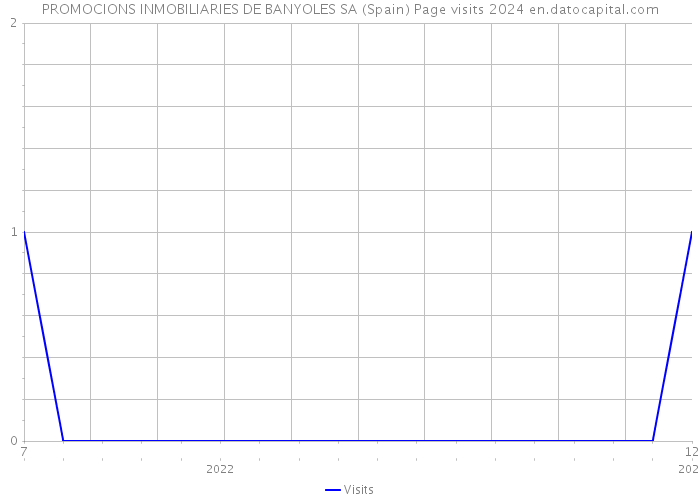PROMOCIONS INMOBILIARIES DE BANYOLES SA (Spain) Page visits 2024 