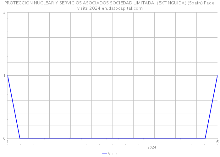 PROTECCION NUCLEAR Y SERVICIOS ASOCIADOS SOCIEDAD LIMITADA. (EXTINGUIDA) (Spain) Page visits 2024 