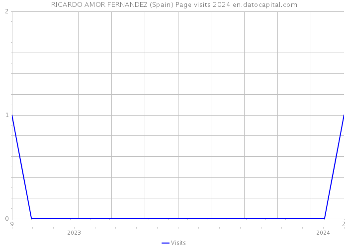 RICARDO AMOR FERNANDEZ (Spain) Page visits 2024 