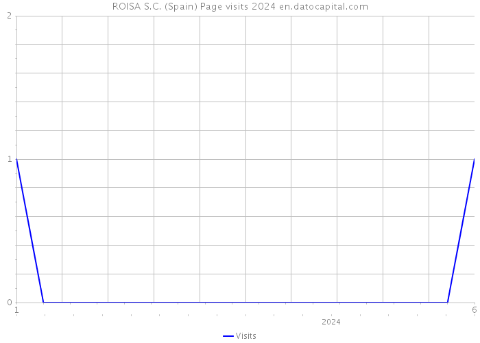 ROISA S.C. (Spain) Page visits 2024 