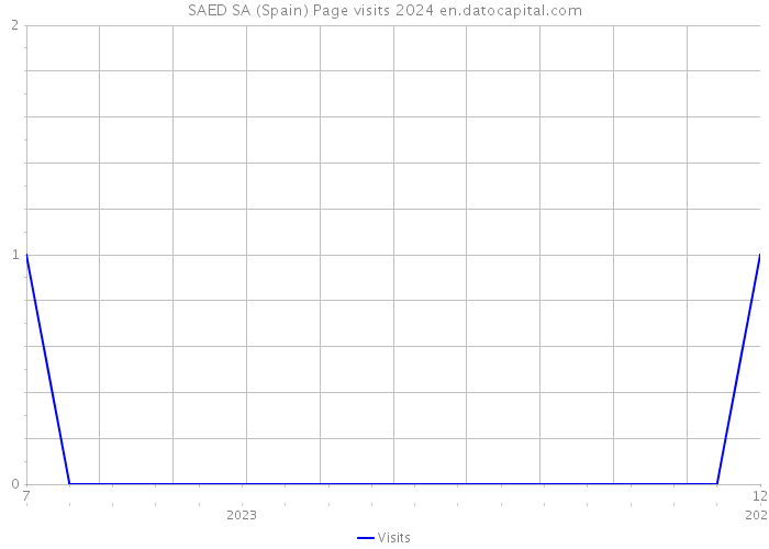 SAED SA (Spain) Page visits 2024 