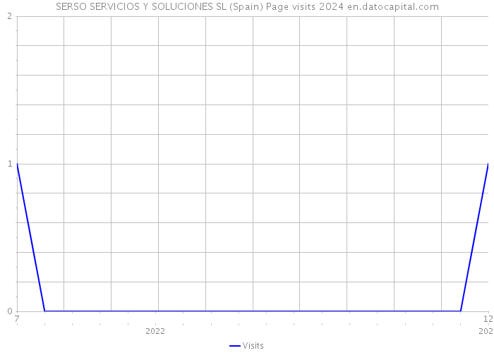 SERSO SERVICIOS Y SOLUCIONES SL (Spain) Page visits 2024 
