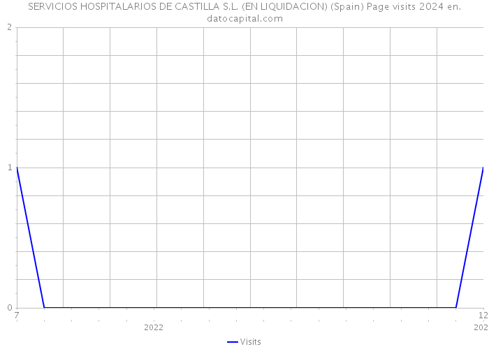 SERVICIOS HOSPITALARIOS DE CASTILLA S.L. (EN LIQUIDACION) (Spain) Page visits 2024 