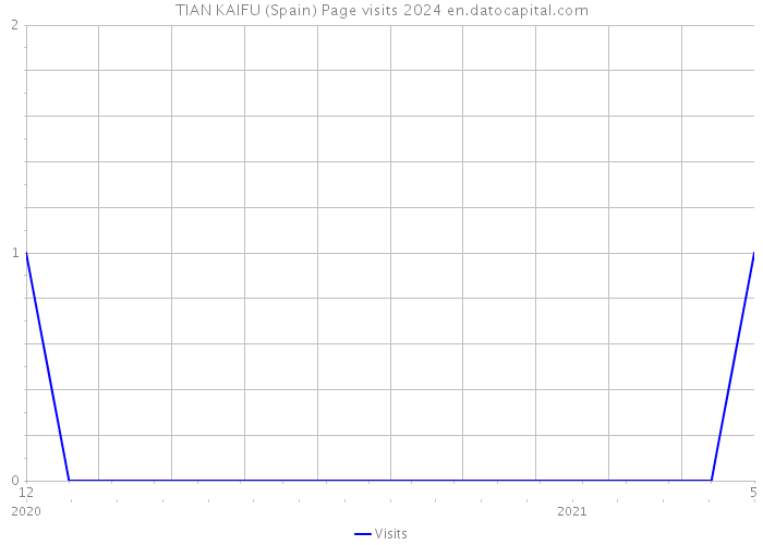 TIAN KAIFU (Spain) Page visits 2024 