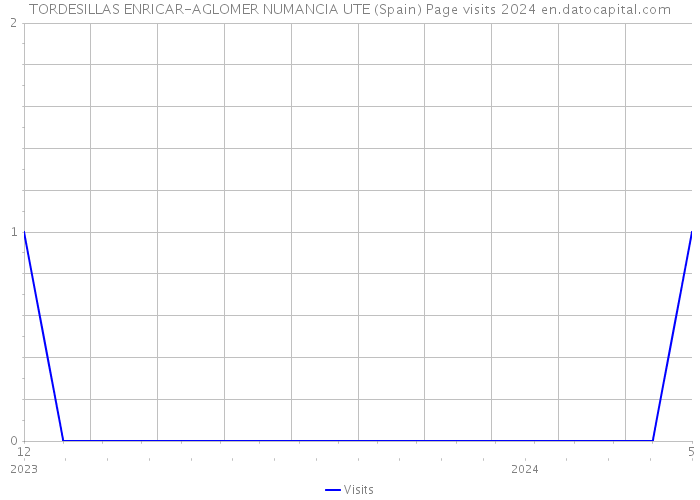 TORDESILLAS ENRICAR-AGLOMER NUMANCIA UTE (Spain) Page visits 2024 