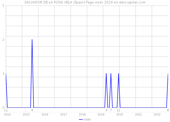 SALVADOR DE LA ROSA VELA (Spain) Page visits 2024 