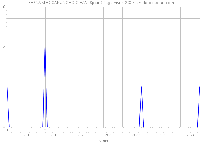 FERNANDO CARUNCHO CIEZA (Spain) Page visits 2024 