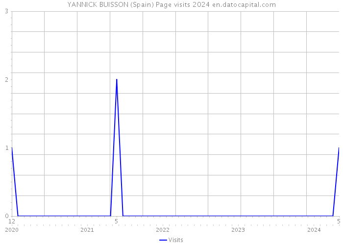 YANNICK BUISSON (Spain) Page visits 2024 