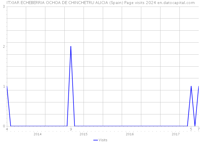 ITXIAR ECHEBERRIA OCHOA DE CHINCHETRU ALICIA (Spain) Page visits 2024 