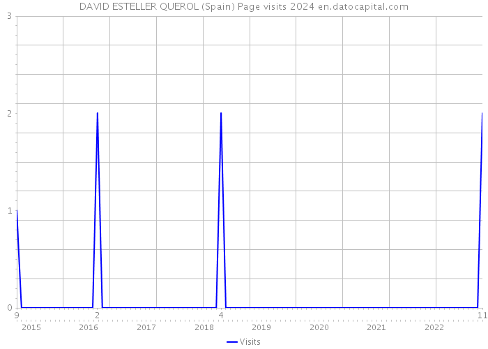 DAVID ESTELLER QUEROL (Spain) Page visits 2024 