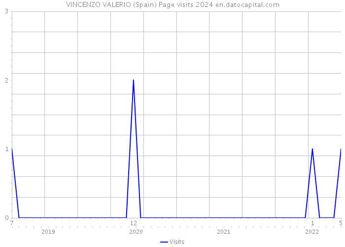 VINCENZO VALERIO (Spain) Page visits 2024 