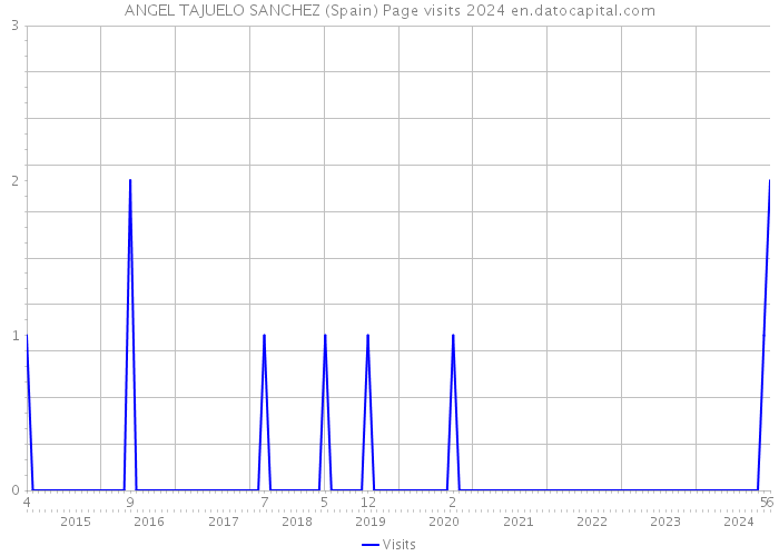 ANGEL TAJUELO SANCHEZ (Spain) Page visits 2024 