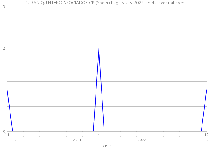 DURAN QUINTERO ASOCIADOS CB (Spain) Page visits 2024 