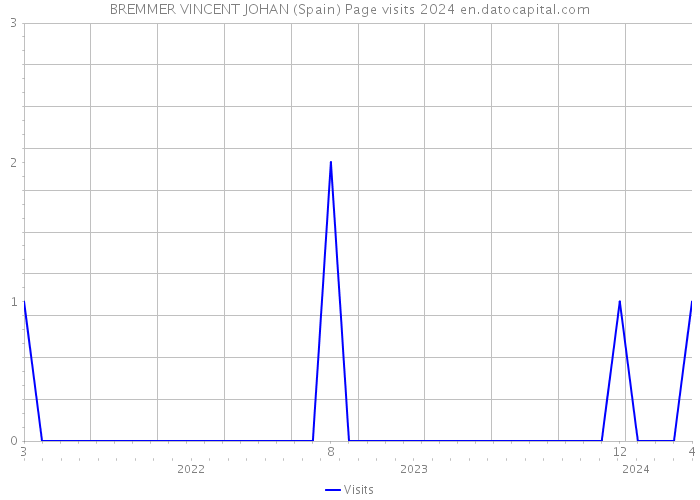 BREMMER VINCENT JOHAN (Spain) Page visits 2024 