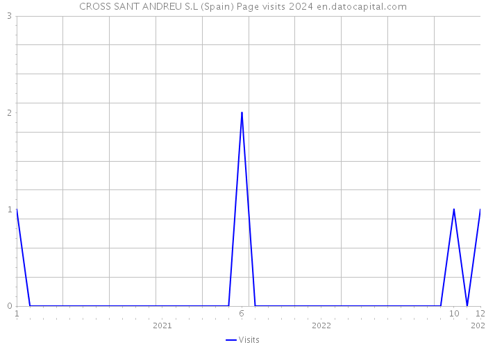 CROSS SANT ANDREU S.L (Spain) Page visits 2024 