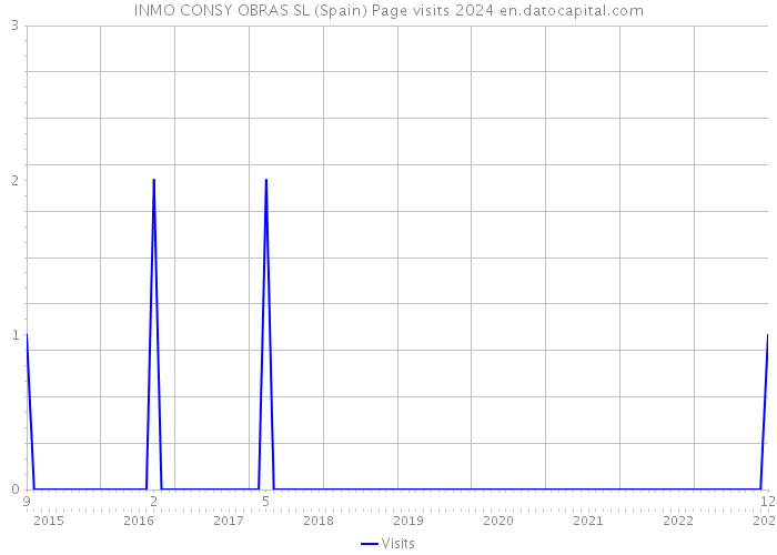 INMO CONSY OBRAS SL (Spain) Page visits 2024 