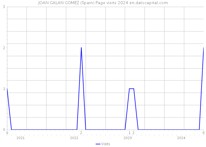 JOAN GALAN GOMEZ (Spain) Page visits 2024 