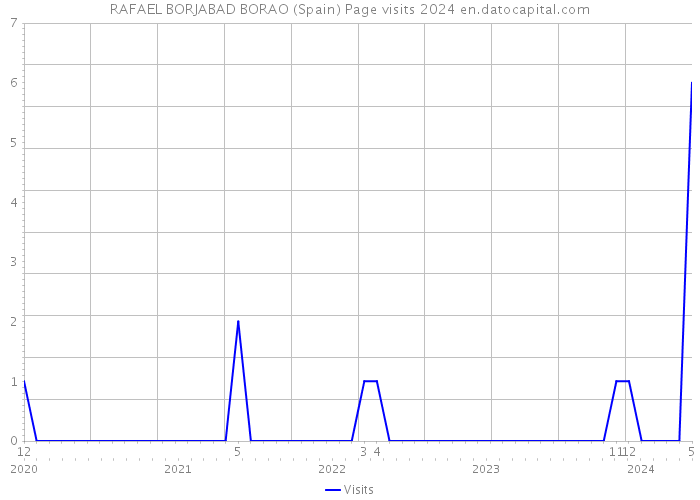RAFAEL BORJABAD BORAO (Spain) Page visits 2024 