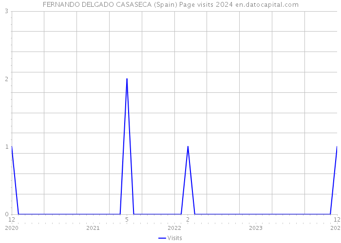 FERNANDO DELGADO CASASECA (Spain) Page visits 2024 