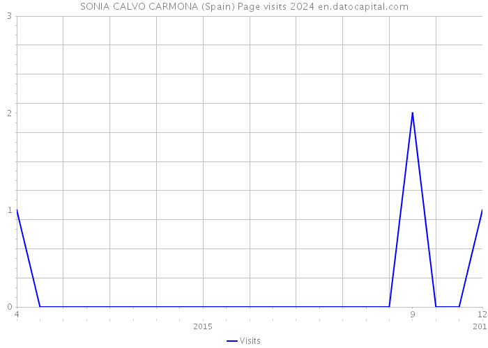 SONIA CALVO CARMONA (Spain) Page visits 2024 