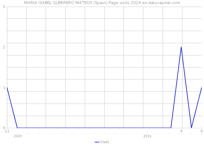 MARIA ISABEL GUERRERO MATEOS (Spain) Page visits 2024 