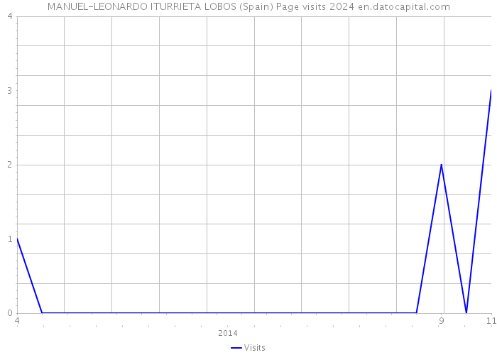 MANUEL-LEONARDO ITURRIETA LOBOS (Spain) Page visits 2024 