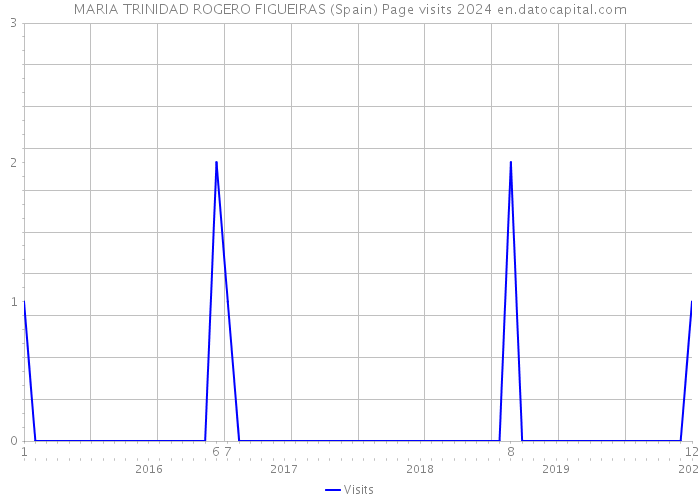 MARIA TRINIDAD ROGERO FIGUEIRAS (Spain) Page visits 2024 