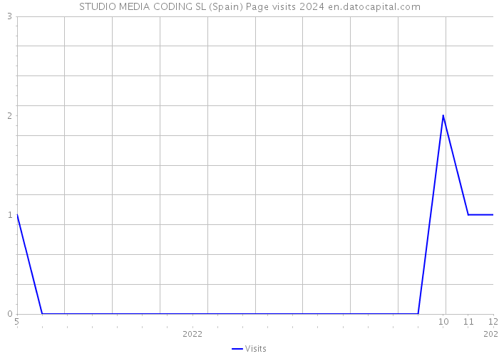 STUDIO MEDIA CODING SL (Spain) Page visits 2024 