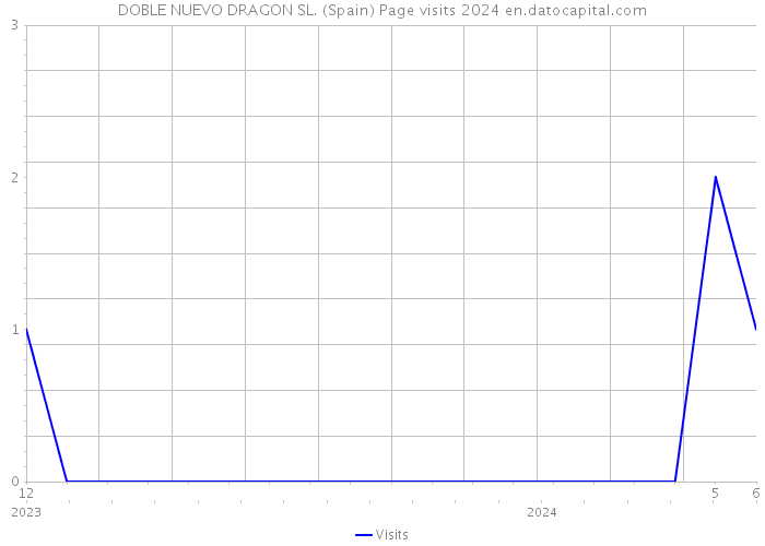 DOBLE NUEVO DRAGON SL. (Spain) Page visits 2024 