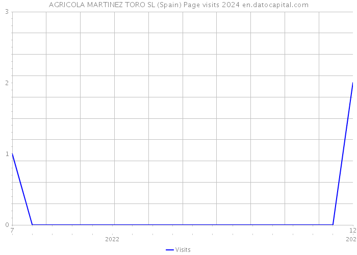 AGRICOLA MARTINEZ TORO SL (Spain) Page visits 2024 