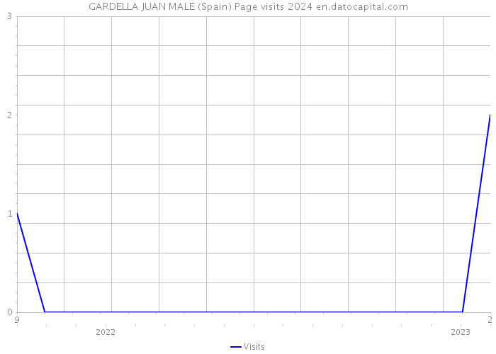 GARDELLA JUAN MALE (Spain) Page visits 2024 