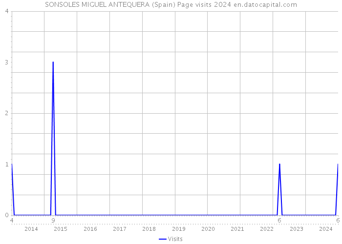 SONSOLES MIGUEL ANTEQUERA (Spain) Page visits 2024 