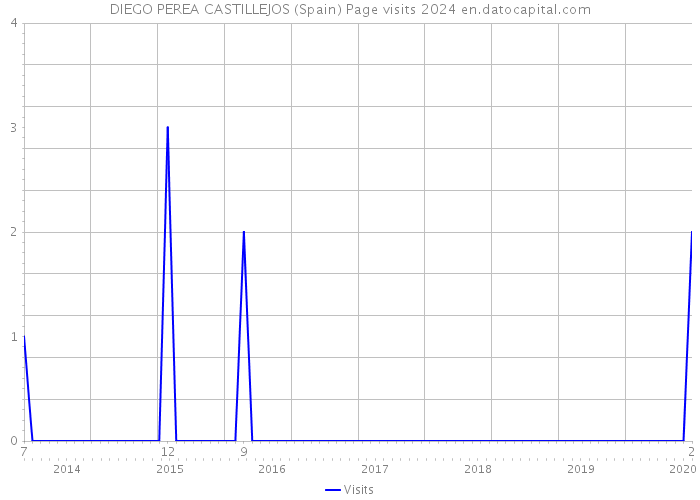 DIEGO PEREA CASTILLEJOS (Spain) Page visits 2024 