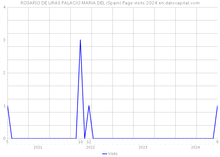 ROSARIO DE LIRAS PALACIO MARIA DEL (Spain) Page visits 2024 