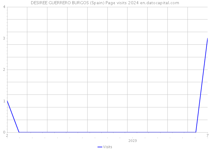 DESIREE GUERRERO BURGOS (Spain) Page visits 2024 